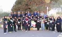 برگزاری آیین استقبال از مدال‌آوران المپیاد ورزشی دختران دانشگاه علوم پزشکی رفسنجان